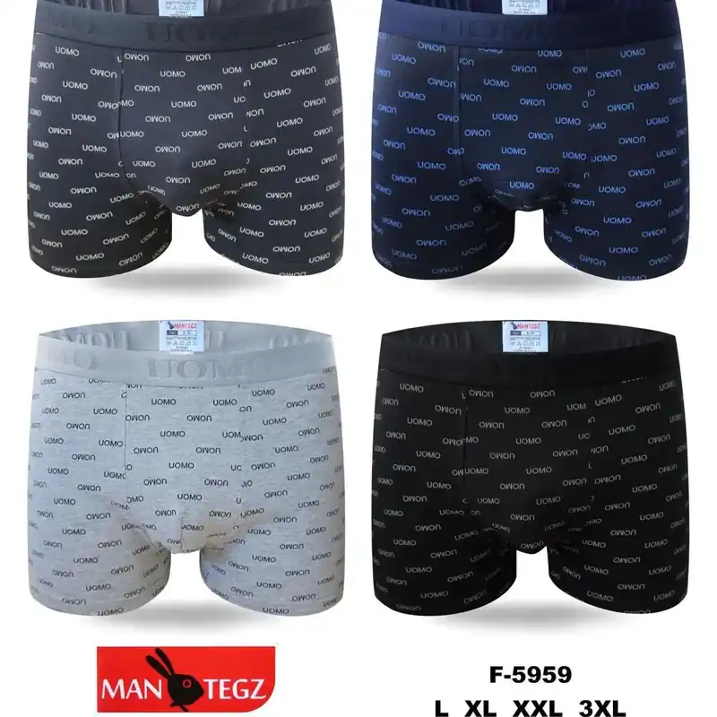 Bokserki męskie Man U Teggz F-559 XL-XXL-XXL 4 szt. Bezpieczne zakupy