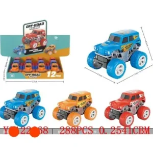 Zabawki Off Road Samochody Monster Truck 12 szt Łatwy zwrot