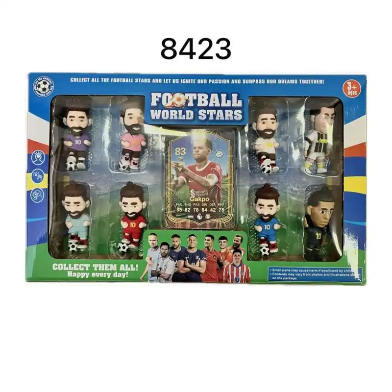 Zestaw figurek Football World Stars 8 szt. kod 8423 Cena promocyjna
