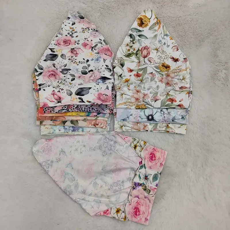 Wyjątkowa oferta Chustki dla Dzieci Kwiatowe Mix 10 szt