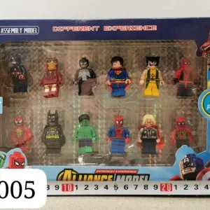 Zestaw 12 figurek DIY Assembly Model Avengers 3+ Ekspresowa dostawa