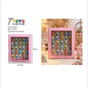 7Toys Kolorowy Zestaw Figurek Zwierząt Princess 18x14.5cm Do wyczerpania zapasów