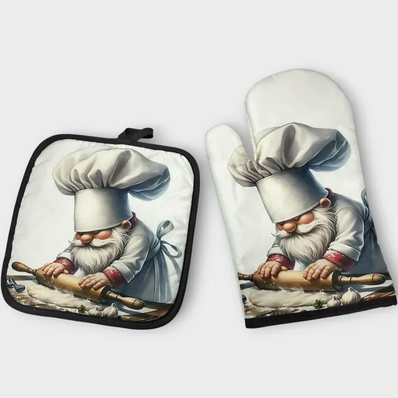 Zestaw Rękawica Kuchenna + Podkładka Gnomes Chef Ograniczona ilość