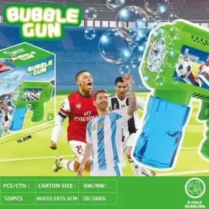 Pistolet do baniek FIFA World Cup zielony 15cm Hit sprzedaży