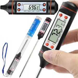 Termometr Szpilkowy LCD Igła 145mm -50 do +300°C Premium