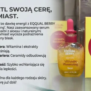 Bezpieczna płatność Eqqual Berry Vitamin Illuminating Serum Rozświetlające 30ml Żółte