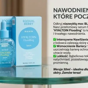 Obniżka ceny Eqqual Berry Hyaltoin Flooding Serum Nawilżające 30ml Niebieskie