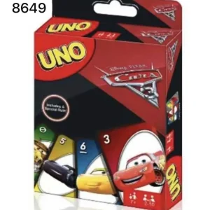 Uno Cars Gra Karciana Disney Pixar 7-10 lat Hit sprzedaży