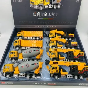 Najlepsza cena Zestaw 8 modeli ciężarówek budowlanych Feng Toy 3+