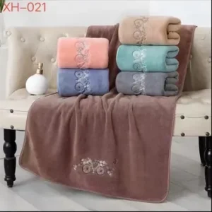 Wyprzedaż Ręcznik Mikrofibra 50x100cm z Haftem Rowerowym