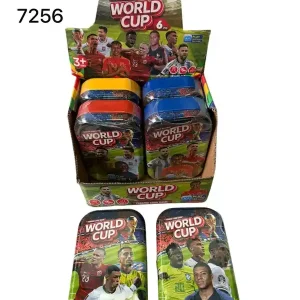 Tani Karty Kolekcjonerskie World Cup Metalowe Pudełko 6 szt