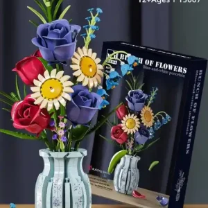 Tani Zestaw klocków Bunch of Flowers Blue-and-White Porcelain