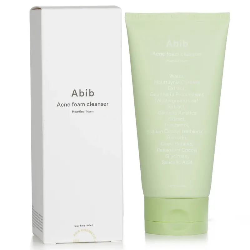Zniżka Abib Heartleaf Acne Foam Cleanser 150ml zielony żel