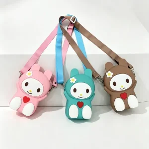 Torba listonoszka My Melody PVC różowa miętowa brązowa Tylko do końca tygodnia