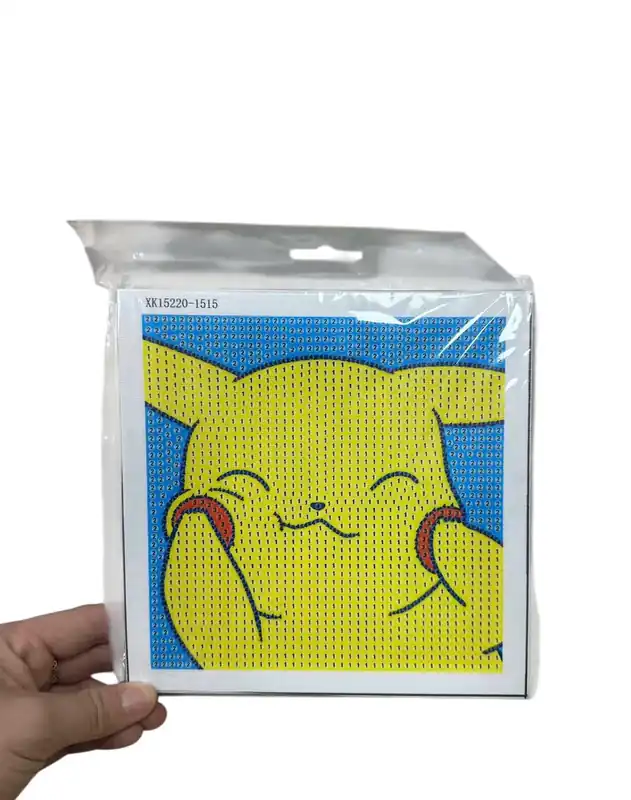 Zestaw DIY Diamond Painting Pikachu 15x15cm Zamów teraz