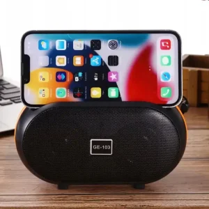 Nie przegap Głośnik Bluetooth GE-103 Czarny Pomarańczowy Przenośny