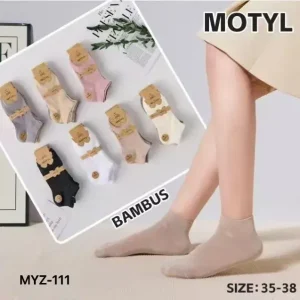Motylki Bambusowe Skarpetki Stopki 35-38 Wielokolorowe Wybór klientów